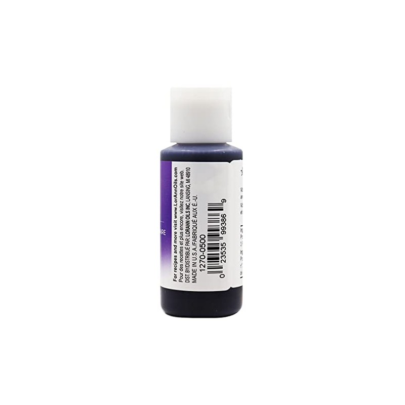 LorAnn Purple Liquid Gel Color, 1 ounce squeeze bottle