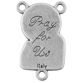 Traditional Catholic Rosary Centers - Pack of 3 (Padre Pio)