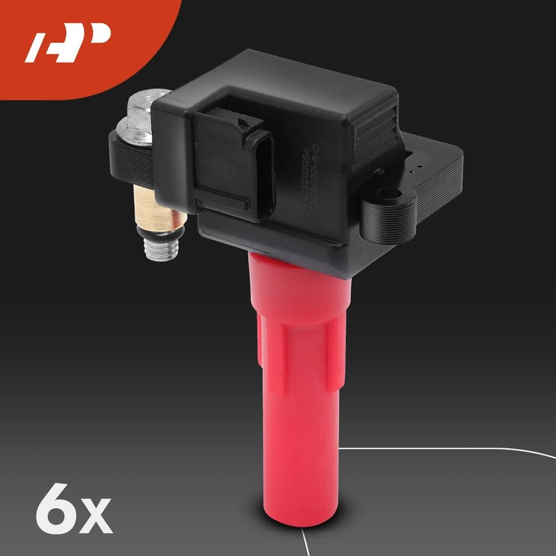 A-Premium Set of 6 Ignition Coil Pack and Iridium Spark