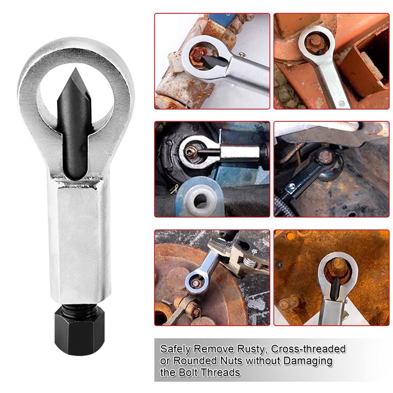 12 Piece Nut Breaker Set, Rusted Damaged Bolt Screw Removal,
