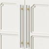 Rergy Cabinet Handles Drawer Pulls and Knobs, 10Pack Brushed Nickel