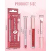 Caedelfly 3 in 1 Nude Pink Lipstick&Lip Gloss&Lip Liner Combo