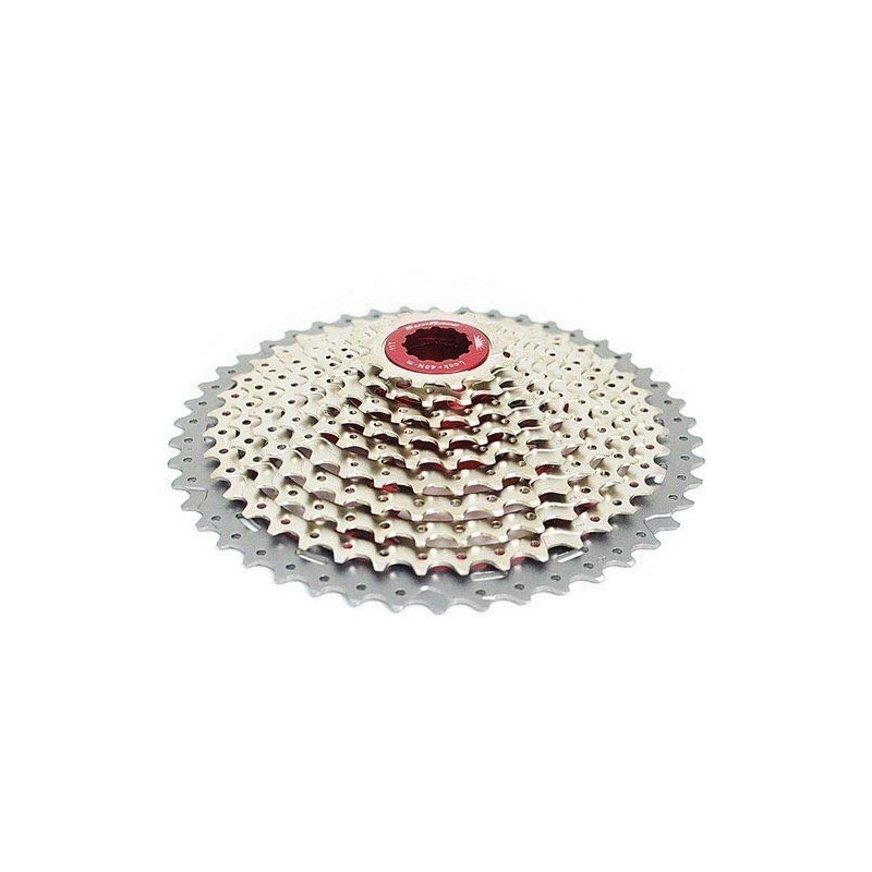 SunRace CSMX8 Wide Ratio Cassette 11-46T, 11 Speed, Silver, XTE1380