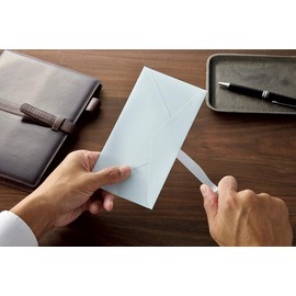 Yokoyama Enjuku NO WAZA Stainless Steel Letter Opener Case / Brown LOP-700