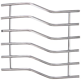 APOLLO 6121 20cm Chrome Wave Trivet, Stainless Steel, Silver, 20x1x20