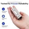 EQUSPUR 2 Pack Rail Straight Connector for 7/8 inch Railing,