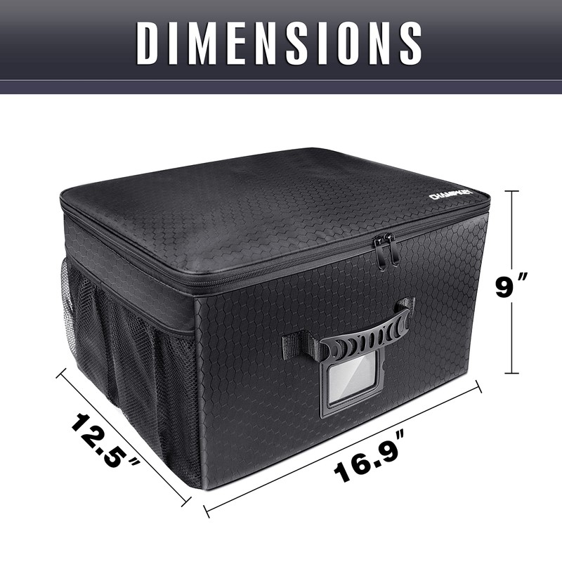 Champkey Golf Trunk Organizer Storage-Portable and Foldable Golf Travel Storage