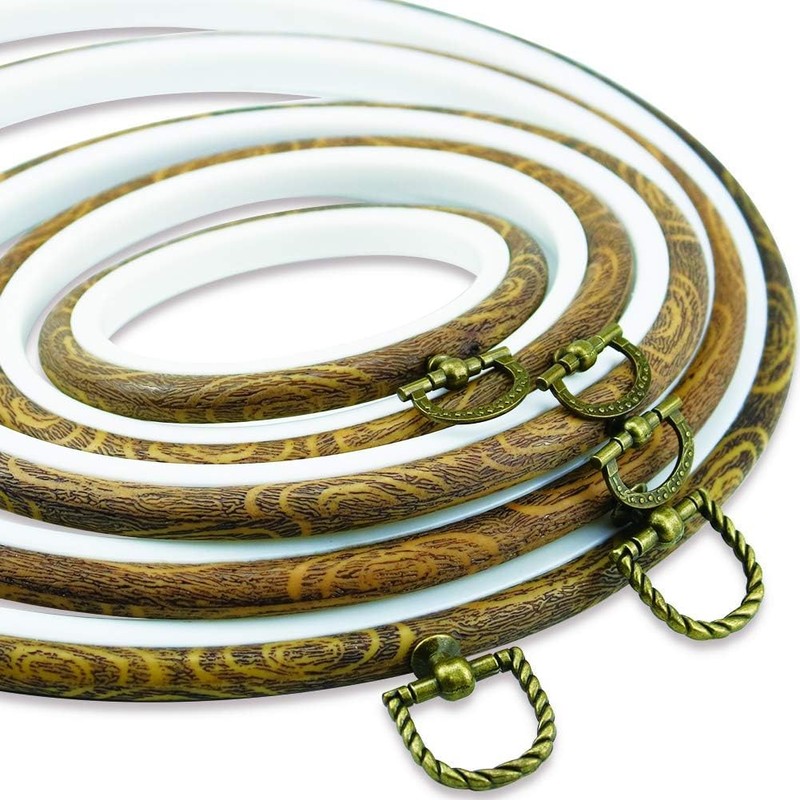 5PCS 8'' Round Embroidery Hoops -guofa 21CM Display Cross Stitch