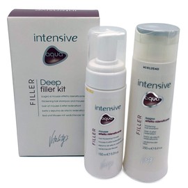 Vitality’s Filler Kit - Thickening Hair Shampoo 8.4 FL oz - Redensifying Mousse 5 FL oz no need rinse, Deep Cleansing, Thickens, Hydrates, Strengthens, adds shine and Moisturizes Hair, SLS & SLES free