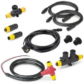 OUBULU NMEA 2000 Starter Kit and Engine Interface Cable for Yamaha Outboard Engine 2006-2023 Bundle, Dual Tees Kits Terminators Marine 2K Network for Lowrance Garmin Replace# 000-0120-37 3004.6865