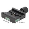 50mm Aluminium Alloy Universal Ballhead Quick Release Plate Clamp Quick