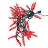 JinBest 35 LED Red Chili Pepper Lights, Commercial Grade Home