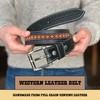 DANIEL'S ARTPLANET Western Belt for Men Handmade Full Grain One