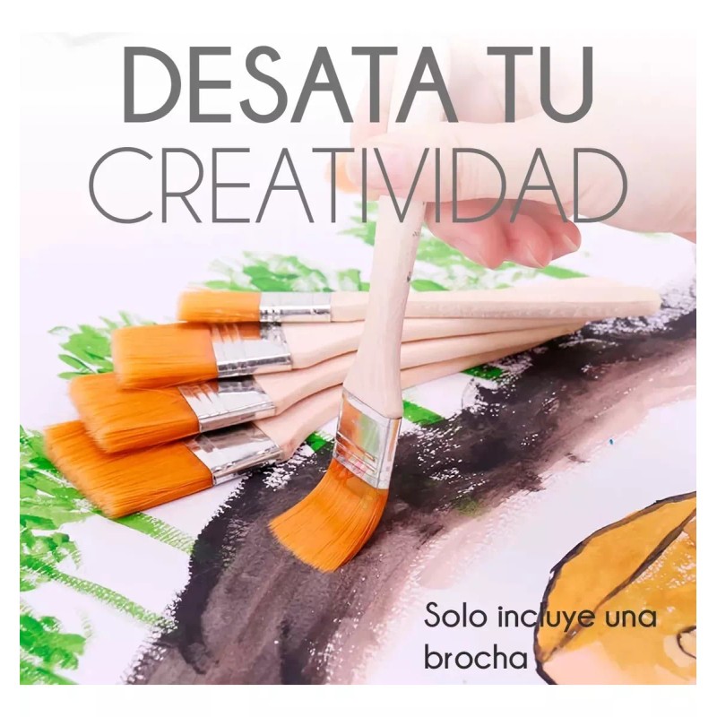 Celmex 10pzs Brocha Madera Limpieza Teclado Pc Celular Antiestática