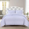 HV HOME VALE Striped Duvet Cover Set with Matching Pillowcases,