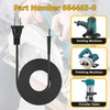 664463-0 Replacement Power Cord for Makita Circular Saw Polishing and