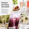 30 Pcs Reusable Plastic Champagne Flutes, 150ml / 5oz, Clear