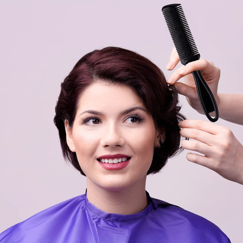 5Pcs Professional Trimmer Razor Dual Side Scissors for Hair Thinning,
