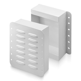 Heavy Duty Shipping Container Vent with Dust Screens, Steel Ventilating Vent Kit for Container Homes Offices Cargo Storage, Increase Air Circulation, Prevents Condensation and Overheating, 2 Pcs