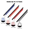 AIRTOON 10 PCS Screwdriver & Wrench Organizer, Plastic Rail Wrench
