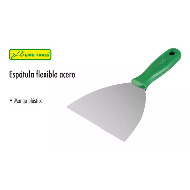 Lion Tools Espatula Flexible 4' Con Mango De Plastico