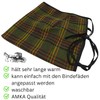 AMKA Bockdecke Fahrsport Carriage Bock Apron in Checked Design