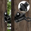 Pack of 2 Automatic Locking Door Latches, Aluminium Alloy Door