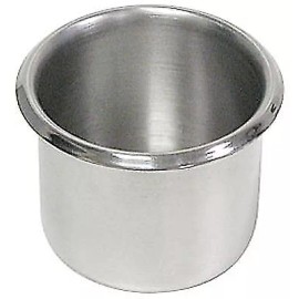 2 Stainless Steel Drink Cup Holder for tables cars etc
