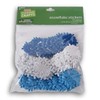 Glittery Foam Christmas Holiday Decor - Snowflake Stickers - 70
