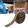 Carbole 2" For Motorcycle Fiberglass Heat Shield Tape Titanium Exhaust