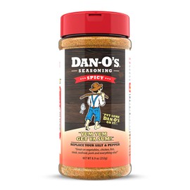 Dan-O’s Seasoning Spicy | Medium Bottle | 1 Pack (8.9 oz)