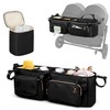 Prokva Double Stroller Organizer Compabitle with BOB Duallie and City