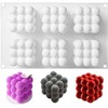 Moldes de Silicona de 6 Cavidades para Hacer Velas y