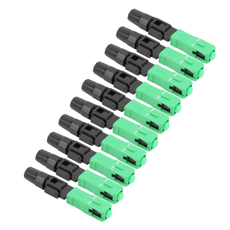 50Pcs Fiber Optic Fast Connector Adapter SC/APCC for Optical Fiber