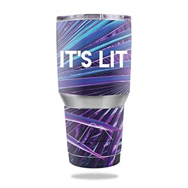 MightySkins Skin Compatible with Ozark Trail 30 oz Tumbler - Its Lit | Protective, Durable, and Unique Vinyl Decal wrap Cover | Easy to Apply, Remove, and Change Styles | Made in The USA