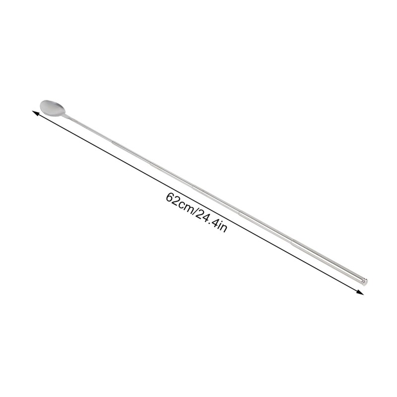 Fayelume Comically Large Spoon, Stainless Steel 62cm Long Spoons, Telescopic