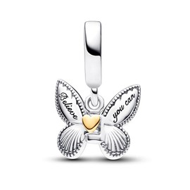 PHCLASY Christmas Charms Heart Family Bead Zirconia Fit The Largest Part of Europe Bracelet & Necklace, Jewellery Charms for Women, Cubic Zirconia