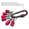 LUEXBOX 1/4 Inch Bit Holder Keychain, Hex Screwdriver Bits Holder