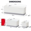 Vugosson Self Watering Planters Pots for Indoor Plants, 7 Pack