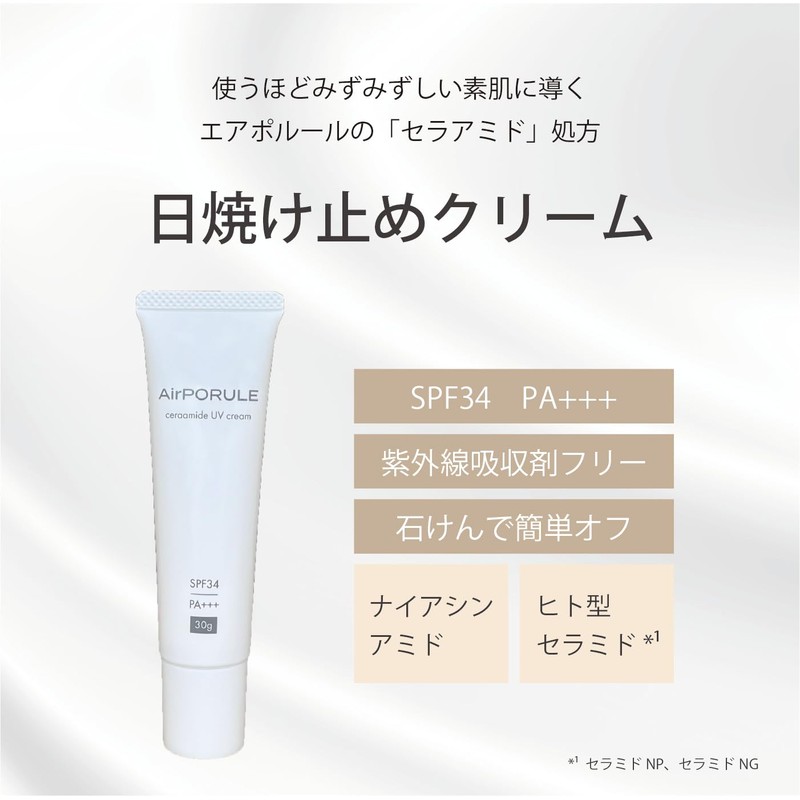 AirPORULE Air Porle Celamide UV Cream Human Type Ceramide Niacinamide