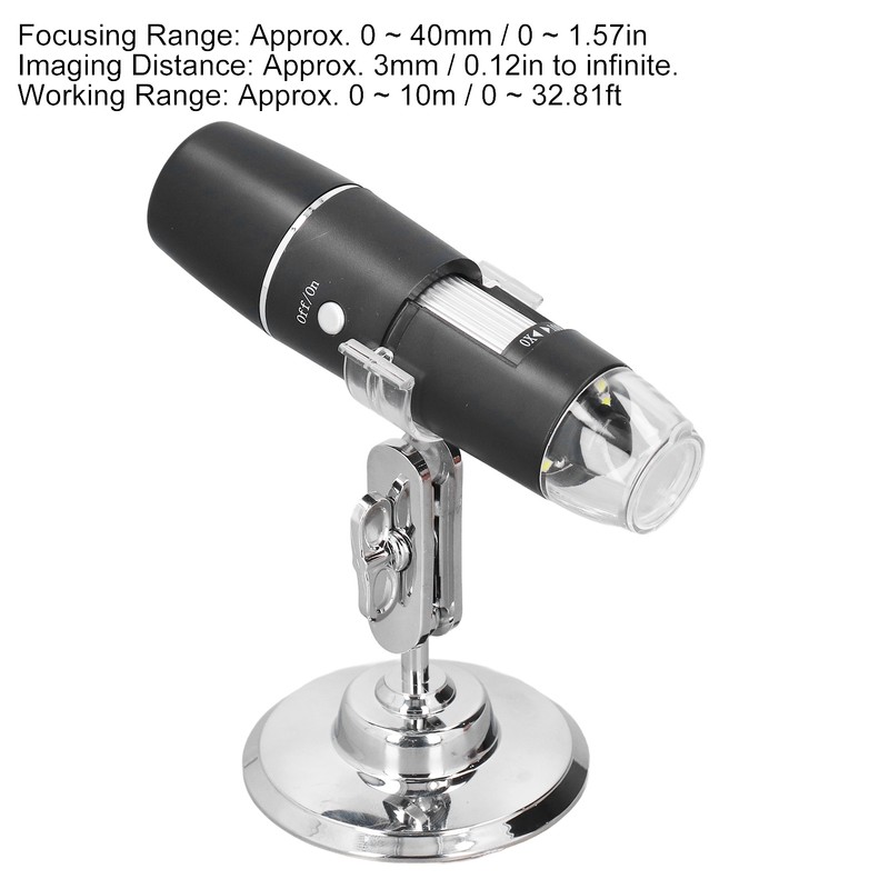 Digital Microscope 0X‑1000X Magnification Handheld WiFi Computer Compatible Portable Tool