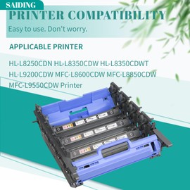 DR-331CL DR331CL Drum Unit Replacement for Brother HL-L8250CDN HL-L8350CDW HL-L8350CDWT HL-L9200CDW MFC-L8600CDW MFC-L8850CDW MFC-L9550CDW Printer