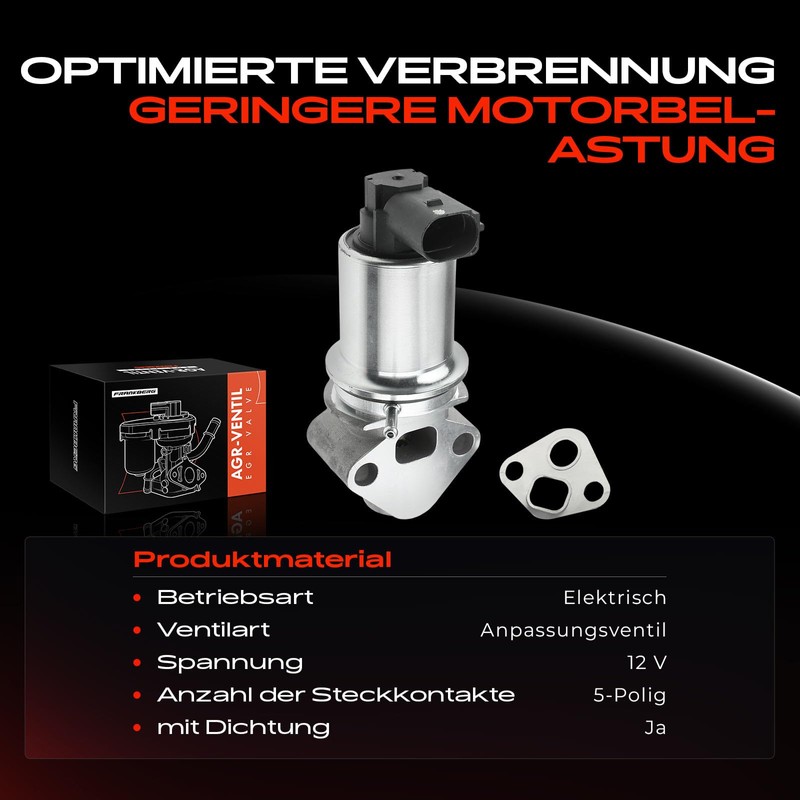 Frankberg EGR Valve Exhaust Gas Recirculation for A4 8D2, B5