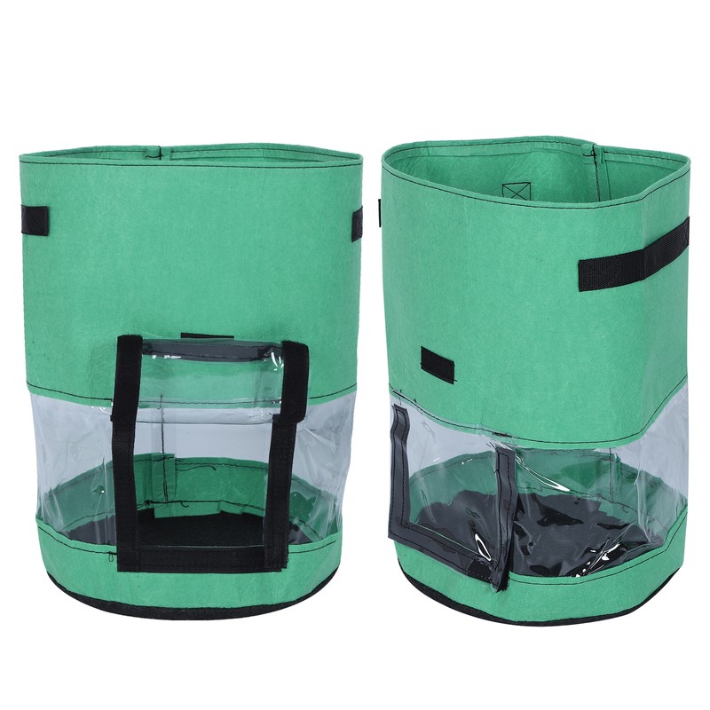 2PCS 10 Gallon Potato Plant Grow Bag Breathable Non Woven