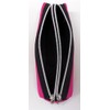reimei藤井 Pencil Case Double Zipper , safety pink