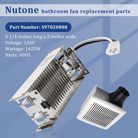 Ximoon S97020888 Heating Element Compatible with BroanNutone, Nutone Replacement parts Only for Heater/Fan/Light, Fit QTXN110HL QTXEN100HL 100HL 110HFL 765HFL