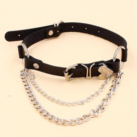 Halgio Women's Choker, Collar, Mine-based, Mass Production Type, Lolita, Gothic Lolita, Chain, Punk Rock, Gothic, V Type, Visual Style