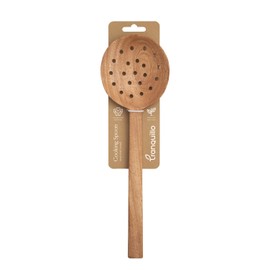 Serving Spoon Natural Neem Wooden Kitchen Utensil Slotted Spoon Kitchen Utensils Cooking Utensils 29.6 cm x 9.1 cm x 2 cm