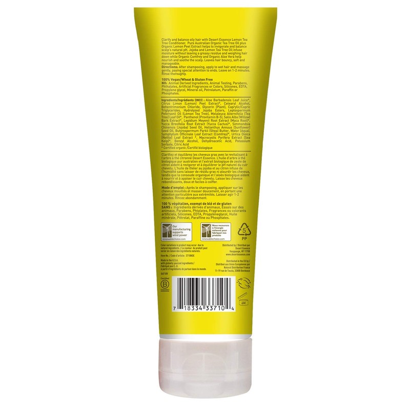 Desert Essence Lemon Tea Tree Shampoo & Conditioner Bundle -