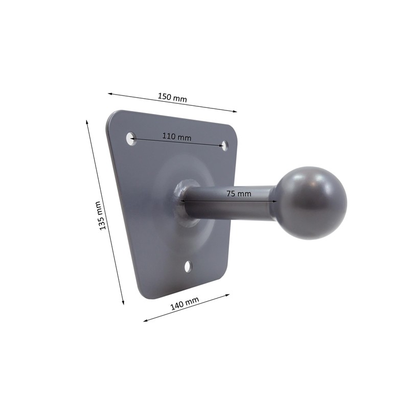 Gallunoptimal AS15012 Wall Bracket for Bicycle Rear Rack / Trailer